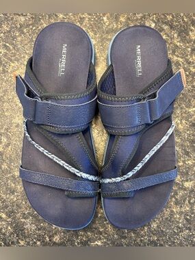 Merrell Sandals Wrap Sea Comfort Women's size 8 Blue performance footwear